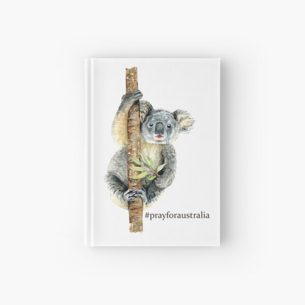 Pray for Australia Koala Hardcover Journal