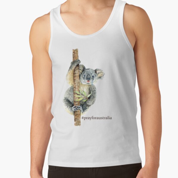 Pray for Australia Koala Tank Top