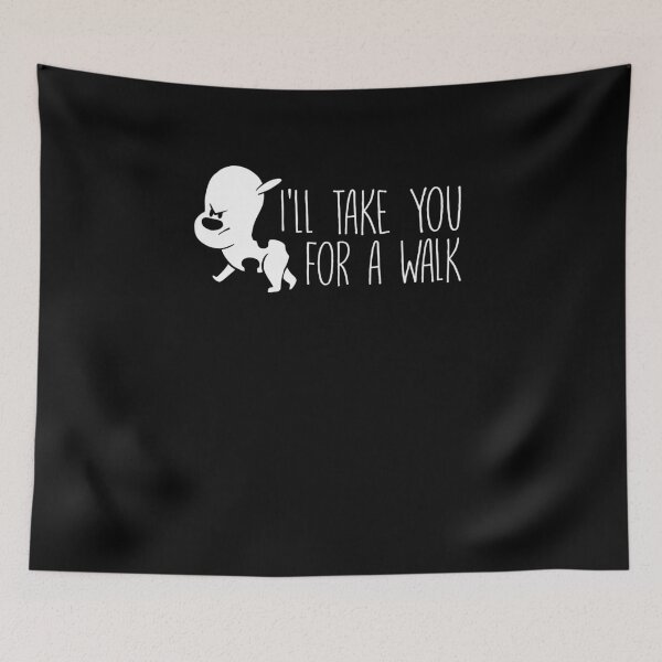 Item preview, I Will Walk You Cute Dog Walking Gift designed and sold by TooFlyDesign.