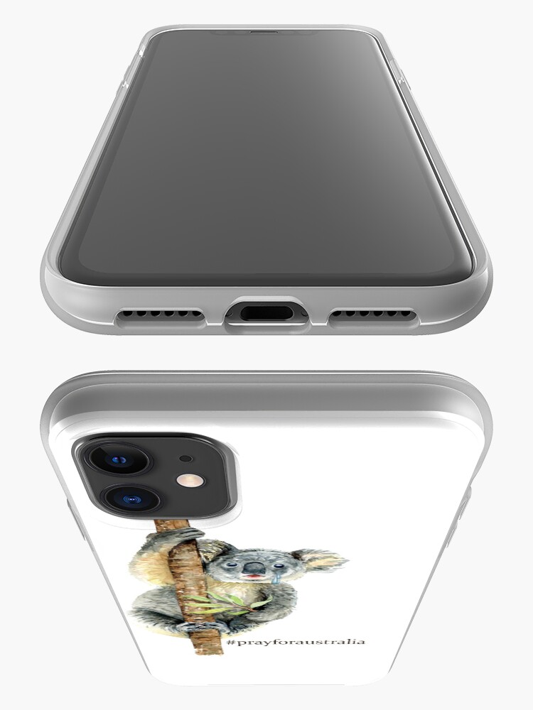 Alternate view of Pray for Australia Koala iPhone Case & Cover