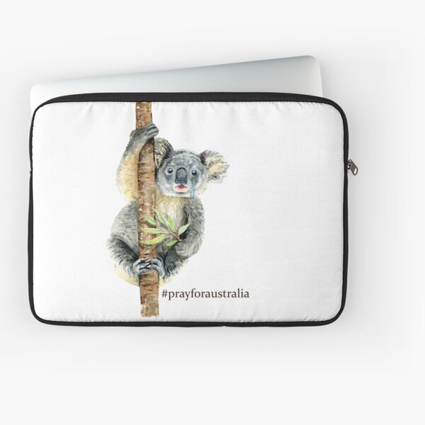 Pray for Australia Koala Laptop Sleeve