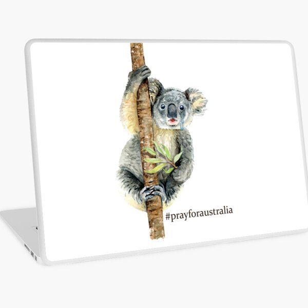 Pray for Australia Koala Laptop Skin