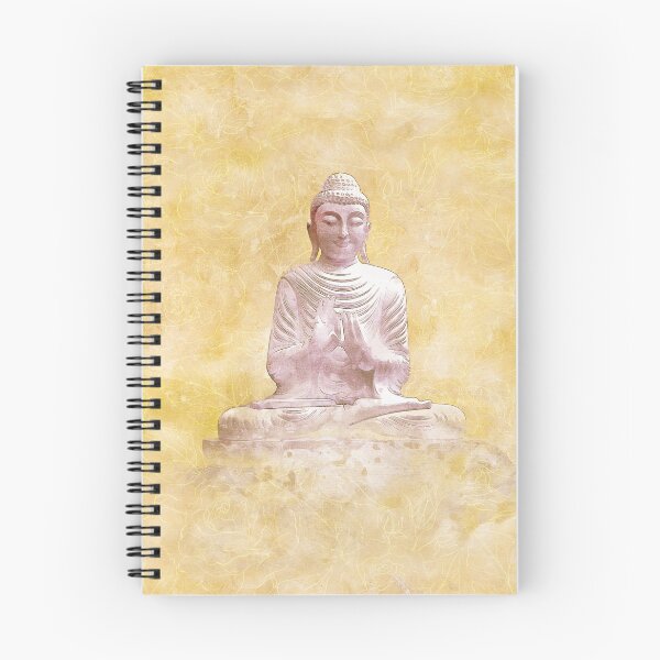 Item preview, Zen Buddha Meditation Statue in gold background designed and sold by Annie Nader.