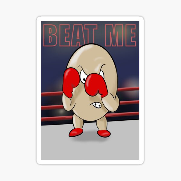 Beat me Sticker