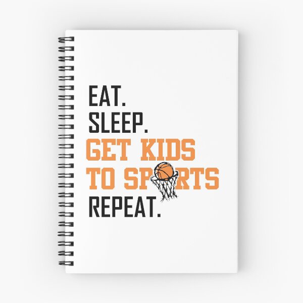 Item preview, Eat Sleep Get kids to sports Repeat Basketball Mom gift designed and sold by hadleydesigns.