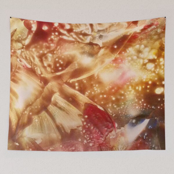 Item preview, Encaustic Hot Wax . Abstract:  Light Cells. designed and sold by Angela Haig-Harrison.
