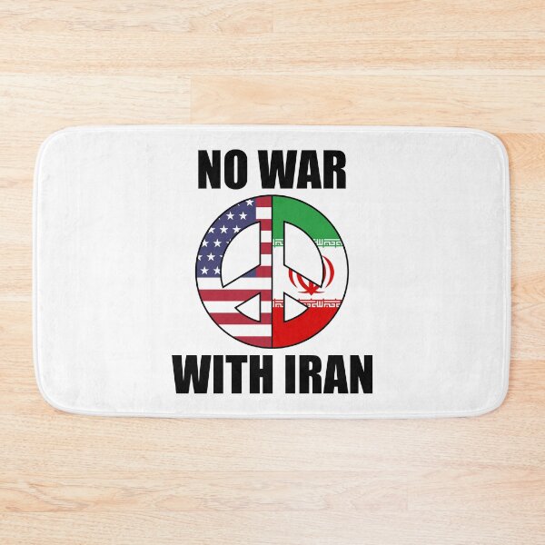 Item preview, NO WAR WITH IRAN VS USA WW3 PEACE designed and sold by ReignGFX.