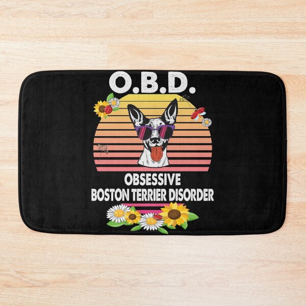 Item preview, Funny Boston Terrier Lover Gift - OCD Gifts - Dog Owner Gifts - O.B.D. Obsessive Boston Terrier Disorder designed and sold by kntranhoang.
