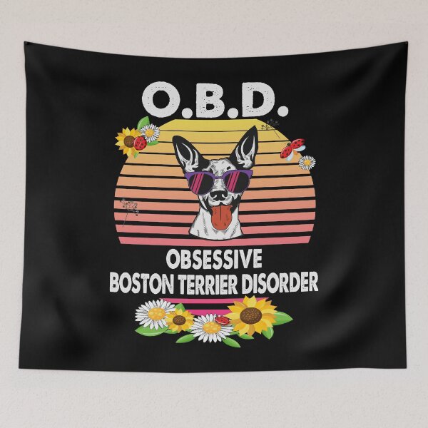 Item preview, Funny Boston Terrier Lover Gift - OCD Gifts - Dog Owner Gifts - O.B.D. Obsessive Boston Terrier Disorder designed and sold by kntranhoang.