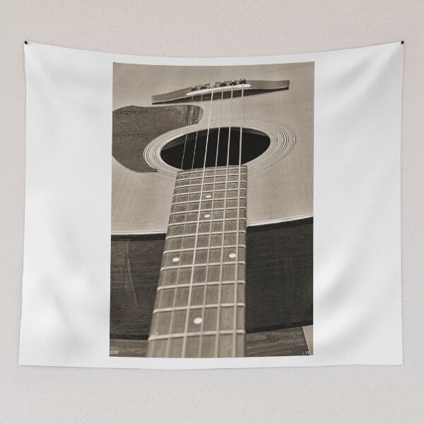 Item preview, Guitar Black And White designed and sold by LisaWootenPhoto.