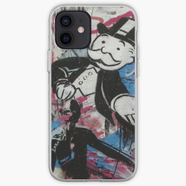 graffiti - hombre monopolio Funda blanda para iPhone