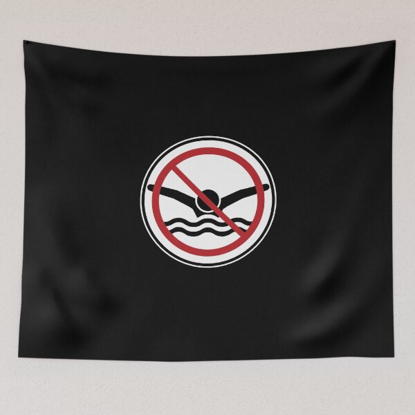 Item preview, Swimming No Butterfly Stroke Sign Swim Meet Workout Pool designed and sold by twHistory.