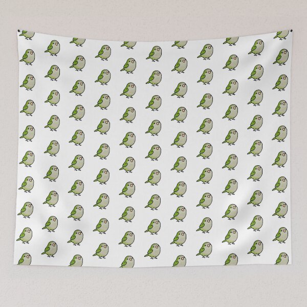Item preview, Chubby Green Quaker parrot design  designed and sold by catecoetzee.