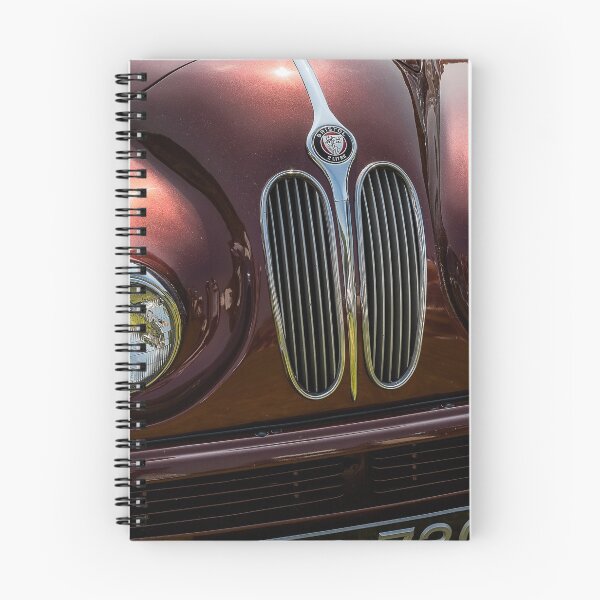 Item preview, The front of a red 1950s Bristol Type 403 on display at a car show designed and sold by Graham Cornall.