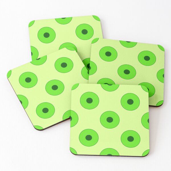Item preview, Green vintage duplo dots designed and sold by Yamy Morrell Art and Design.