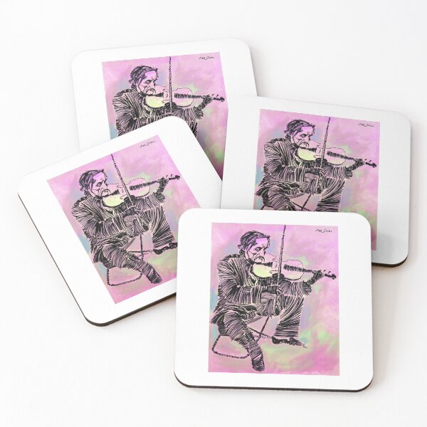 Item preview, Man Playing Violin By ArtGuru 0142 - Acrylic On Paper designed and sold by Art Guru.