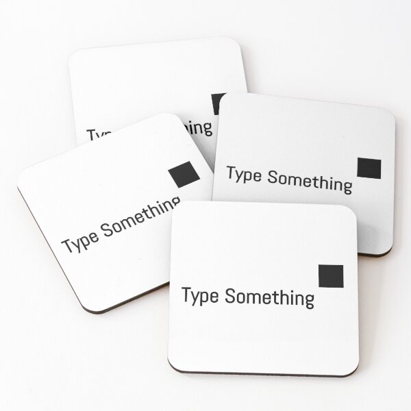 Item preview, Type Something Squared designed and sold by StanSquared.