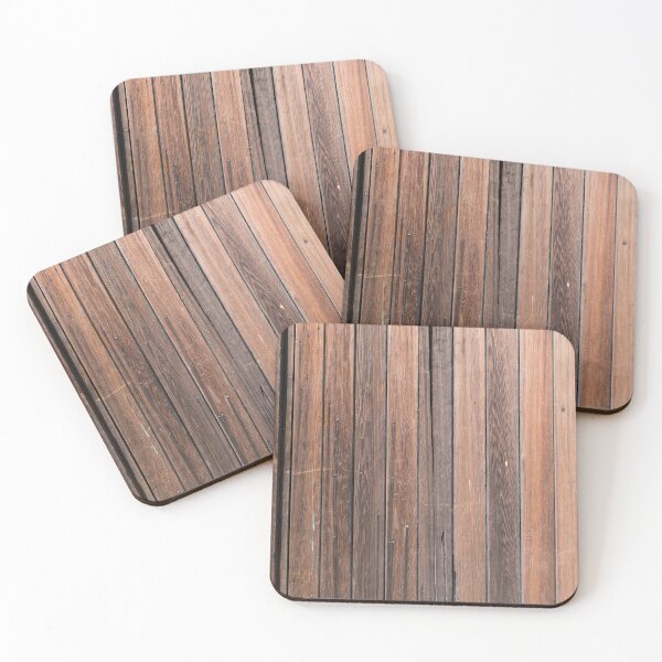 Item preview, 1980s primitive scandinavian hickory brown barn wood designed and sold by LEILA ART SPACE.