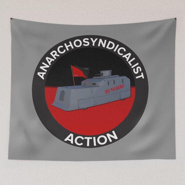 Item preview, Anarchosyndicalist Action - CNT-FAI Tank designed and sold by AntiCommodities.