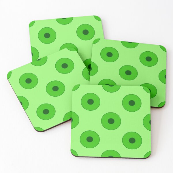 Item preview, Dark Green vintage duplo dots designed and sold by Yamy Morrell Art and Design.