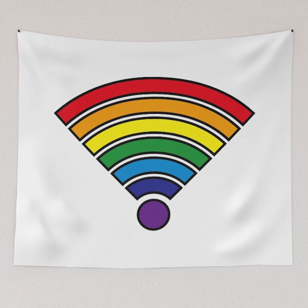 Artikelvorschau, Regenbogen Wi-Fi entworfen und verkauft von gemgemshop.