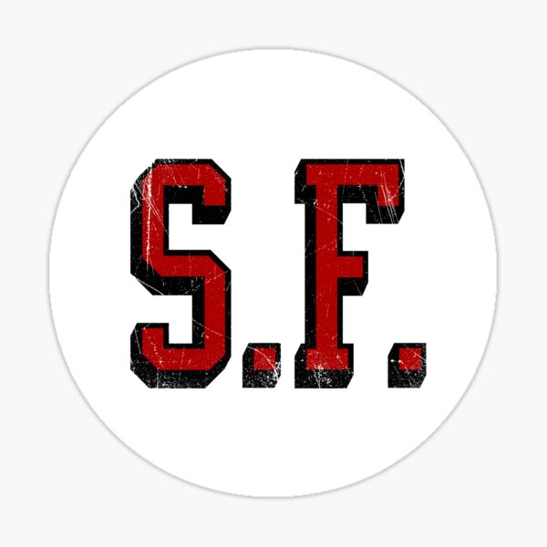 SF 25 Sticker for Sale by SaturdayACD