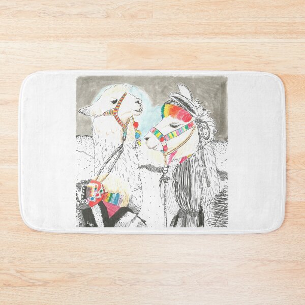 Item preview, Two lamas in Peru designed and sold by Crea-RiBo.