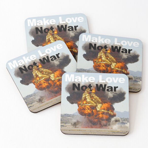 Item preview, Make Love, Not War designed and sold by EyeMagined.