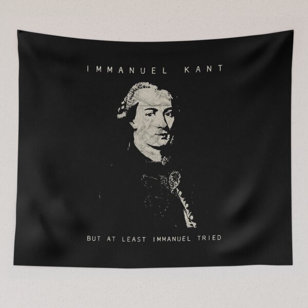 Item preview, Immanuel Kant Vintage Philosophy Nihilism Design Nietzsche designed and sold by A-Fashion.