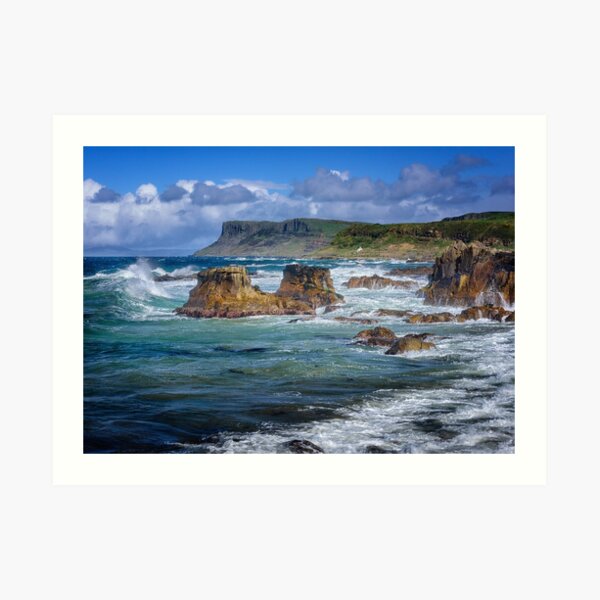 Ballycastle Bay County Antrim Northern Ireland Art Print