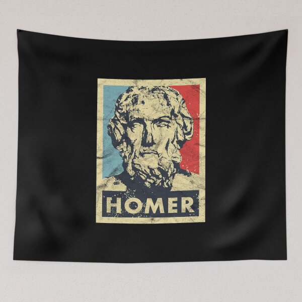 Item preview, Homer Vintage Greek Philosophy Aristoteles Socrates designed and sold by A-Fashion.