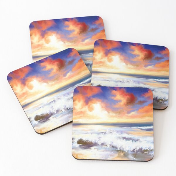Item preview, Waves at sunset  designed and sold by Mikko Tyllinen.