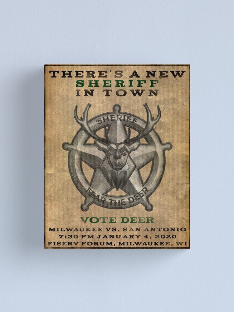 Alternate view of There's a New Sheriff in Town Canvas Print