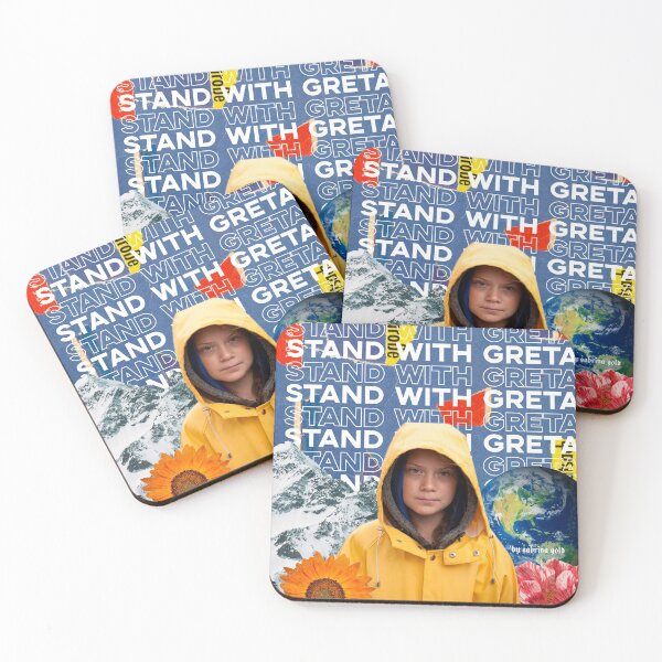 Item preview, I STAND WITH GRETA THUNBERG designed and sold by SabrinaGold.