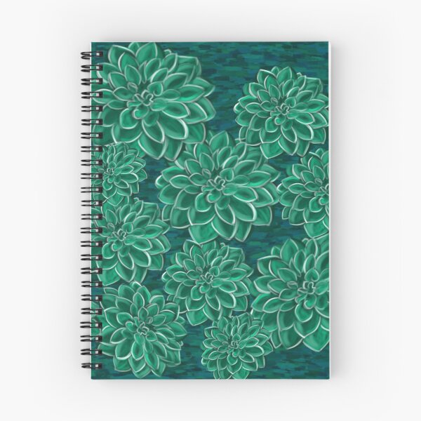 Item preview, teal floral designed and sold by theerraticmind.
