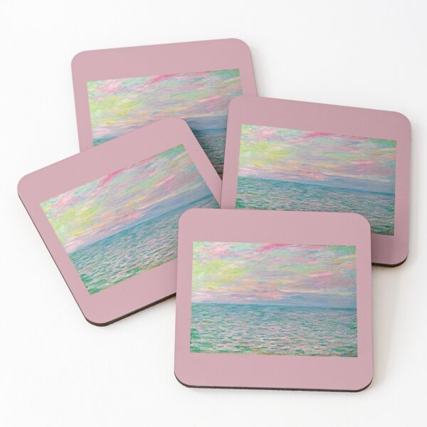 Item preview, claude monet art aesthetic phone case pink painting designed and sold by kaledabean.