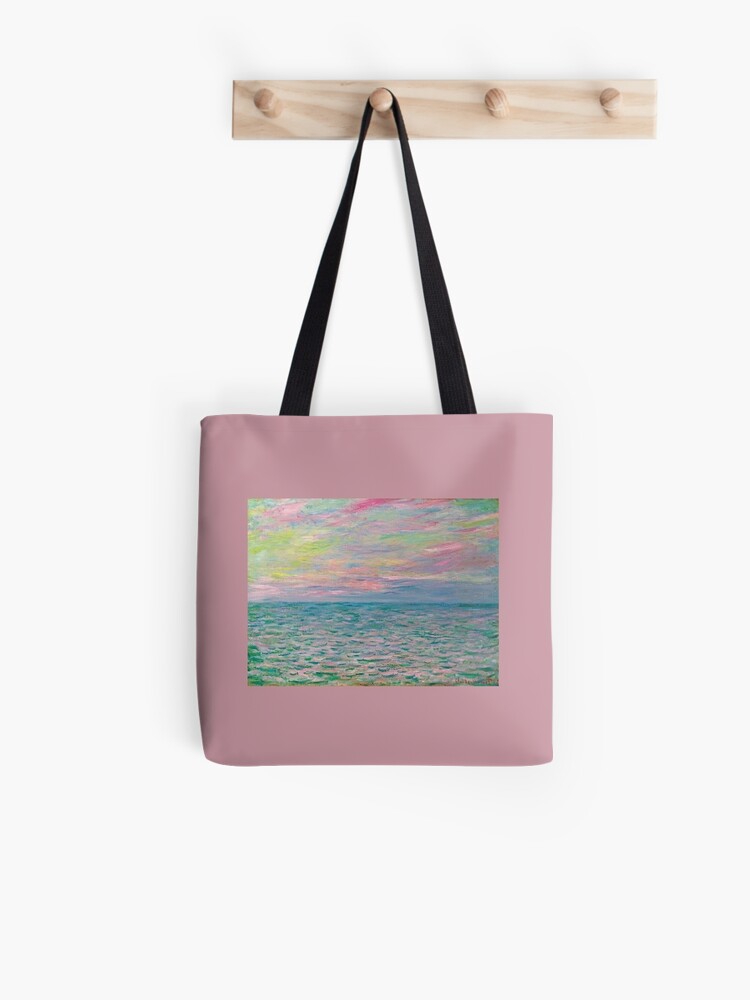 Claude Monet Tote Bag, Aesthetic Tote Bag, Tote Bag Pattern