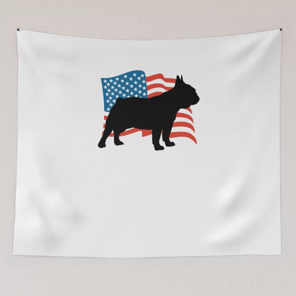 Item preview, Frenchie Pet Owner Dog Mom Dog Dad American Flag Fourth Of July Gift designed and sold by TooFlyDesign.