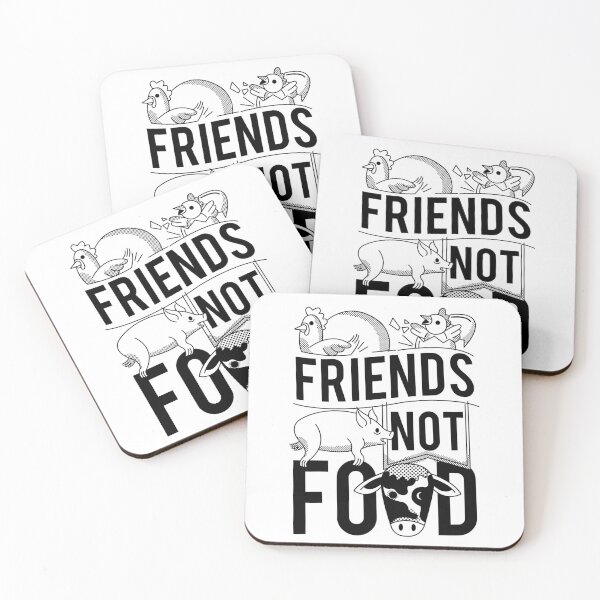 Item preview, Vegan Vegetarian Animal Lover Friends Not Food Gift designed and sold by TooFlyDesign.