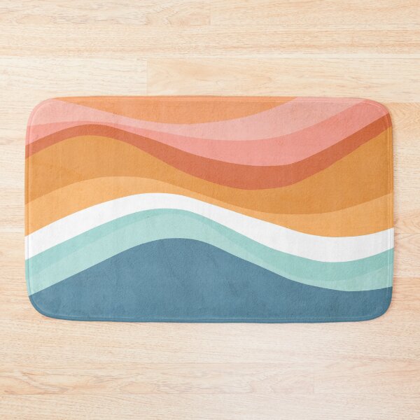 Item preview, Abstract Rainbow Waves Seascape designed and sold by Dominiquevari.