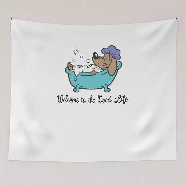 Item preview, Funny Dog Bubble Bath Good Life Cute Pet Owner Gift designed and sold by TooFlyDesign.