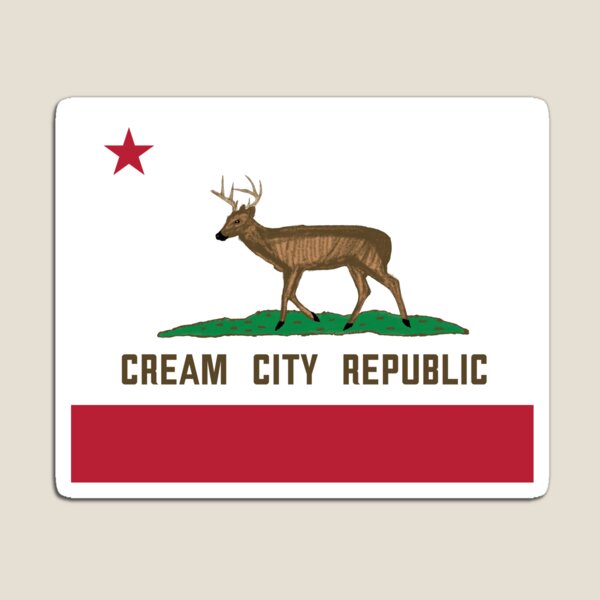 Cream City Republic Flag Magnet
