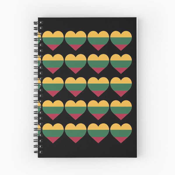Item preview, Love My Lithuanian Hearts Flag designed and sold by HelloFromAja.