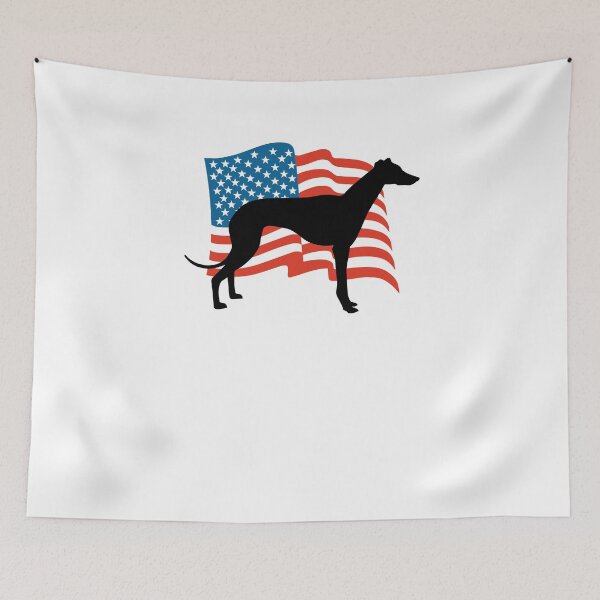 Item preview, Greyhound Owner American Flag Fourth Of July Dog Mom Dog Dad Gift designed and sold by TooFlyDesign.