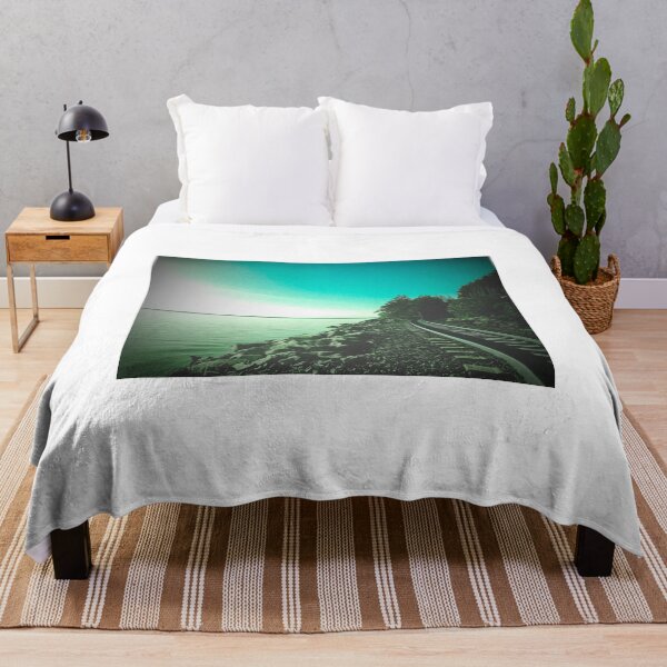 Item preview, Surreal Train Tracks by the Sea designed and sold by KatTalbolt.
