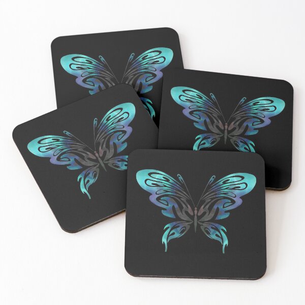 Item preview, Dark Blue Green Galaxy Butterfly designed and sold by FaithAndForest.