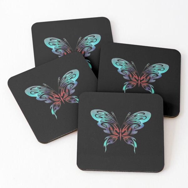 Item preview, Dark Blue Red Galaxy Butterfly designed and sold by FaithAndForest.