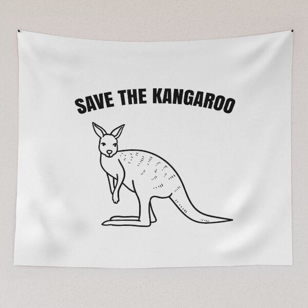 Item preview, Save The Kangaroo - Kangaroo Lovers - Kangaroo Australian designed and sold by MagicBoutique.