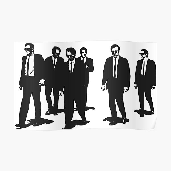 Original Reservoir Dogs Movie Artwork for Prints Tshirts Posters Bags Men Women Poster