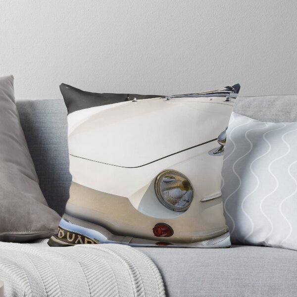 Item preview, The front of a white 1962 Renault Caravelle on display at a car show designed and sold by Graham Cornall.